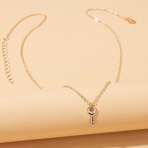 3/$29 Cutest gold small key necklace fast shipping